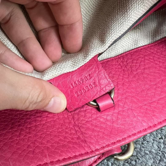 100% Authentic GUCCI Soho Chain Pink Leather Shoulder Bag - Picture 14 of 14